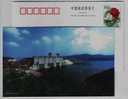 Xiaolangdi Dam,irrigation Works Project,China 2001 Water Conservancy Landscape Advertising Pre-stamped Card - Wasser