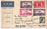 NZ101/ Kings Jubilee-Flug 14.5.35, England, Schön Frankiert - Storia Postale