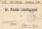 7373. Carta Franquicia LERIDA 1930 Obras Publicas - Covers & Documents