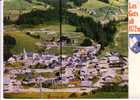 LES GETS   -  N° GT 8 -  Depuis Le Télésiège Du Mont Chéry, Vue D´ensemble De La Station - Blason - Les Gets