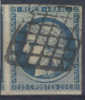 Lot N°6341  N°4a Bleu Foncé, Oblit Grille, Coté 60 Euros - 1849-1850 Cérès