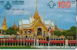 THAILAND 100 BAHT  ROYAL GUARD  TEMPLE   L & G  SPECIAL PRICE !!! READ DESXCRIPTION ! - Thaïland