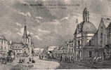 Montdidier -La Place De L'Hôtel De Ville Vers 1852 - Montdidier