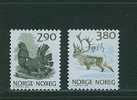 4S0579 Tetras Renne 942 à 943 Norvege 1988 Neuf ** - Unused Stamps