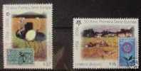URUGUAY STAMP MNH  Insect Bee Ostrich EUROPA Cept Anniversary Stamp On Stamp - Abejas