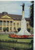 SARREGUEMINES--1967--Palais  De Justice Et Monument Aux Morts,csm Gd Format N°653 éd CAP--Flamme Foire Strasbourg - Sarreguemines