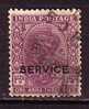 P3389 - BRITISH COLONIES INDIA SERVICE Yv N°87 - 1911-35 Roi Georges V