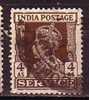 P3430 - BRITISH COLONIES INDIA SERVICE Yv N°114 - 1936-47 Koning George VI