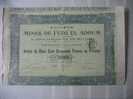 ACTION & TITRE PERIME:"SOCIETE MINES DE FEDJ EL ADOUM PARIS 15 OCTOBRE 1913 - Miniere