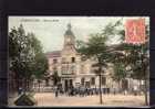 93 AUBERVILLIERS Place De La Mairie, Hotel De Ville, Animée, Colorisée, Ed Joly, 1905 - Aubervilliers