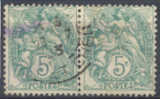 Lot N°6454   Paire Du N°111, Type ? - 1900-29 Blanc