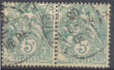 Lot N°6458   Paire Du N°111, Type ? - 1900-29 Blanc