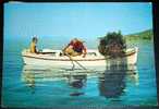 Fishing,Sea,Small Boat,Fisherman,postcard - Fischerei