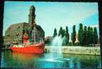 Boat,Ships,"Fyrskeppet",Sweden,Malmo,Teddy  Bear Stamp,postcard - Fishing Boats