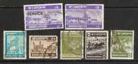 BANGLADESH , Lot De 7 Timbres Obl. Dont SERVICE - Bangladesch