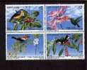 URUGUAY STAMP MNH Birds Humming Bird Flower - Colibrì