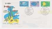 Cocos Islands  1995  Marine Life (40c,80c,$1.05) FDC - Cocos (Keeling) Islands