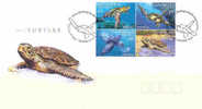 Cocos Islands  2002  Sea  Turtles   FDC - Isole Cocos (Keeling)