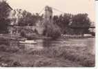 YONNE . SAINT JULIEN DU SAULT . BORDS DE L YONNE LE PONT SUSPENDU   ...MODERNE  (cp Punaisé) - Saint Julien Du Sault