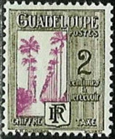 GUADELOUPE..1928..Michel # 25...MLH...Portomarken. - Other & Unclassified