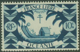 FRANCE OCEANIA..1942..Michel # 168...MLH. - Unused Stamps