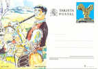 Espagne 1991 Entier Postal " Txistulari Basque " Edifil 152 - Baile