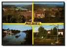 95 MERIEL,  Multivues , CPSM 10x15, écrite - Meriel