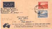 AUS280 / Erstflug Brisbane-Melbourne 1934,2 + 3d Victoria Jubiläum (First Flight) - Briefe U. Dokumente