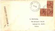 BRO028 /Salomonen -  Lunga 1944, 3er Einheit Georg V, USA,zensiert. (Brief, Cover, Letter,lettre) - Isole Salomone (...-1978)