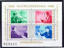 RO Rumänien 1980 Mi 3713-16 Bl. 169** EUROPA: Komponisten - Ungebraucht