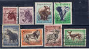 RSA+ Südafrika 1954 Mi 240 242-47 Tiere - Gebraucht