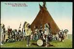 8508  -  Indiens - The  Medecine Man Talks To The Chief Of The Six Tribes - Native Americans