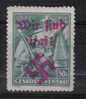 Germany-Sudetenland-Kostantinsbad  1938 Overprint Very Rare. Mint No Gum - Sudetenland