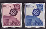 C4373 - Italie 1967 -  Yv.no.968/9, Neufs** - 1967