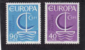 C4372 - Italie 1966 -  Yv.no.955/6 Neufs** - 1966