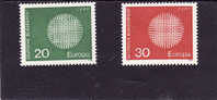 Allemagne Federale 1970 -  Yv.no.483/4 Neufs** - 1970