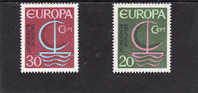 Allemagne Federale  , Yv.no.376/7,   Neufs** - 1966