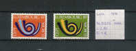 Luxembourg 1973 - Yv. 812/13 Postfris/neuf/MNH - Ungebraucht