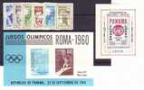 Panama, Nr 548/553, BL8, BL10 **, Michel = 20 Euro (Z17906) - Summer 1960: Rome