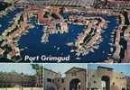 CPSM.  PORT GRIMAUD. 4 VUES. - Port Grimaud