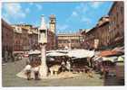 VERONA : Place Des Herbes; Le Marché ; Animée , TB - Marchés