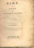 RIME E PROSE DI COSTANTINI C.SSETTA 1833 TIP. LIPOMI PAG. 108 - Libri Antichi