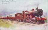 Chemins De Fer - Locomotives - Trains - Illustrateur - Royaume-Uni - R653 - The Southern Belle - Southern Railway - Treinen