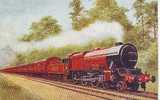 Chemins De Fer - Locomotives - Trains - Illustrateur - Royaume-Uni - R656 - Royal Scot - L.M.S. - (L.M.W. Section) - Treinen