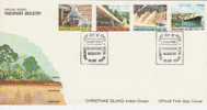 Christmas Island 1981  Phosphate Part IV  FDC - Christmas Island