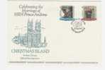 Christmas Island  1986 Royal Wedding  FDC - Christmas Island