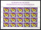 LIECH18 - LIECHTENSTEIN 1973 : Europa 532/533 In Minifoglio  *** - Unused Stamps