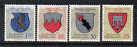 LIECH23 - LIECHTENSTEIN 1964 : Serie N. 389/92  *** - Unused Stamps