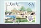 LESOTHO  CARTE MAXIMUM NUM.YVERT  547 LA CONQUETE DE L AIR - Lesotho (1966-...)