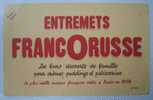BUVARD-ENTREMETS FRANCORUSSE- - Dulces & Biscochos